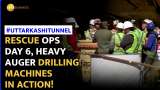 Uttarkashi Tunnel Collapse: Intense Efforts to Save 40 Trapped Workers with Heavy Drilling Machines