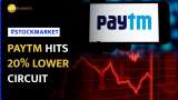 Paytm Stock Plunges 20% as Company Slows Postpaid Loans | Stock Market News