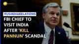 India-US Relations: FBI Chief to Visit India Next Week Amidst Pannun Assassination Plot