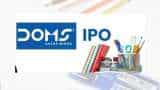 DOMS Industry IPO: Avoid or Subscribe? Check Anil Singhvi's view
