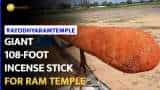 Ayodhya Ram Mandir: 108-Foot Incense Stick for Ayodhya&#039;s Ram Lalla