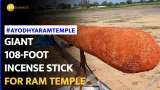 Ayodhya Ram Mandir: 108-Foot Incense Stick for Ayodhya&#039;s Ram Lalla