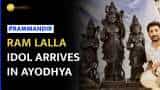 Ayodhya Ram Mandir: Ram Lalla Idol Arrives in Ayodhya; Consecration on Jan 22