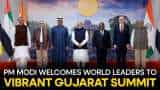 PM Modi Welcomes World Leaders to Vibrant Gujarat Summit 2024