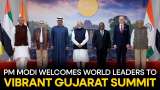 PM Modi Welcomes World Leaders to Vibrant Gujarat Summit 2024