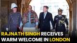 India-UK Ties: Defence Minister Rajnath Singh Welcomed by Indian Diaspora in London