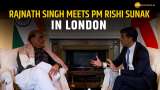 India-UK Defence Talks: Rajnath Singh Meets UK PM Rishi Sunak, Vows to Deepen Defence Ties
