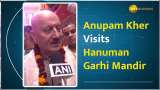 Ayodhya Ram Mandir: Actor Anupam Kher Offers Prayers at Hanuman Garhi Ahead of Ayodhya Ceremony