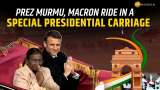 President Murmu, Macron Ride In a Special Presidential Carriage 
