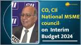 Budget 2024: Ashok Saigal, Co-Chairman, CII National MSME Council on Union Interim Budget 2024