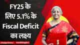 Budget 2024 LIVE UPDATES: Fiscal Deficit Target Set at 5.1% for FY25, Says FM Nirmala Sitharaman