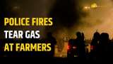 Farmer Protest: Tear Gas Fired as Farmers Clash with Police at Haryana-Punjab Border