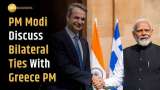 PM Modi and Greece PM Kyriakos Mitsotakis Hold Bilateral Talk; Discuss Mobility, Migration Pact