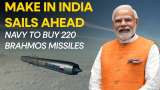 Indian Navy to Acquire 220 BrahMos Extended-Range Missiles | Make in India Soars!