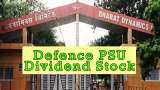 Dividend, Stock Split: Multibagger defence PSU stock fixes new record date for interim dividend - Check Details