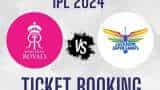 RR vs LSG IPL 2024 Ticket Booking Online: Where and how to buy RR vs LSG tickets online - Check IPL Match 4 ticket price, other details