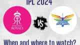 RR vs LSG IPL 2024 FREE Live Streaming: When and Where to watch Rajasthan Royals vs Lucknow Super Giants Match 4 live on TV Mobile Apps Online 
