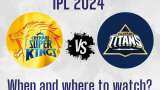 CSK vs GT FREE Live Streaming, IPL 2024 Match 7: When, Where and How to watch Chennai Super Kings vs Gujarat Titans live on TV, Mobile Apps and Online