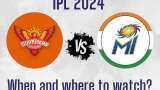 SRH vs MI IPL 2024 FREE Live Streaming: When and Where to watch Sunrisers Hyderabad vs Mumbai Indians Match 7 live on TV Mobile Apps Online