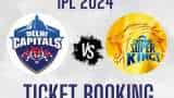 DC vs CSK IPL 2024 Ticket Booking Online: Where and how to buy DC vs CSK tickets online - Check IPL Match 13 ticket price, other details