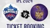 DC vs KKR IPL 2024 Ticket Booking Online: Where and how to buy DC vs KKR tickets online - Check IPL Match 16 ticket price, other details