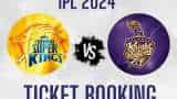 CSK vs KKR IPL 2024 Ticket Booking Online: Where and how to buy CSK vs KKR tickets online - Check IPL Match 22 ticket price, other details