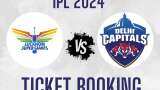 LSG vs DC IPL 2024 Ticket Booking Online: Where and how to buy LSG vs DC tickets online - Check IPL Match 26 ticket price, other details