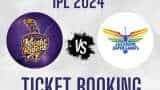 KKR vs LSG IPL 2024 Ticket Booking Online: Where and how to buy KKR vs LSG tickets online - Check IPL Match 28 ticket price, other details
