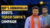BJP&#039;s K Annamalai Leads Roadshow for Tejasvi Surya in Bengaluru | Lok Sabha Elections 2024