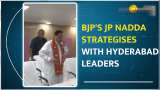 BJP President JP Nadda Leads Strategy Meeting in Hyderabad | Lok Sabha Elections 2024