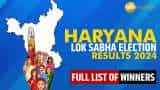 Haryana Lok Sabha Election Winners List 2024: BJP&#039;s Naveen Jindal wins in Kurukshetra against AAP&#039;s Dr Sushil Gupta 