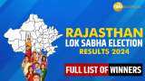 Rajasthan Lok Sabha Election Winners List 2024: Arjun Ram Meghwal wins from Bikaner, Om Birla from Kota as BJP bags 14 seats