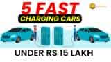 5 Cars Under Rs 15 Lakh That Support Fast Charging | From 0 – 80% In Less Than 1 Hour 5 Cars Under Rs 15 Lakh That Support Fast Charging | From 0 – 80% In Less Than 1 Hour