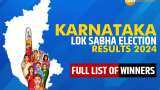 Karnataka Lok Sabha Election Results Winners Full List: Congress on course to boost seats tally as BJP yields ground 