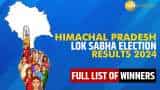 Himachal Pradesh Lok Sabha Election Winners List 2024: Kangana Ranaut wins from Mandi, Anurag Thakur from Hamirpur as BJP secures all 4 seats Himachal Pradesh Lok Sabha Election Winners List 2024: Kangana Ranaut wins from Mandi, Anurag Thakur from Hamirpur as BJP secures all 4 seats