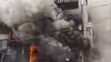 5 shops gutted in fire at Vasant Vihar Market in Delhi