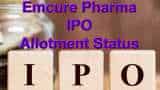 Emcure Pharma IPO allotment status: Check step-by-step guide 
