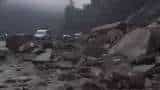 Debris from hill blocks Badrinath highway in Joshimath, Uttarakhand Debris from hill blocks Badrinath highway in Joshimath, Uttarakhand