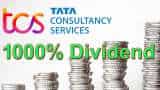 TCS Dividend 2024: IT major declares 1000% interim dividend - Check record date and other details 