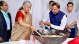 Union Budget 2024: FM Nirmala Sitharaman attends traditional 'halwa' ceremony before Budget Union Budget 2024: FM Nirmala Sitharaman attends traditional 'halwa' ceremony before Budget