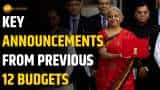 Budget 2024: Modi government set to present 13th Budget on July 23 – Here are key announcements from previous 12 budgets Budget 2024: Modi government set to present 13th Budget on July 23 – Here are key announcements from previous 12 budgets