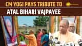 CM Yogi pays tribute to Atal Bihari Vajpayee on his 6th death anniversary