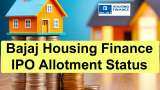 Bajaj Housing Finance IPO Allotment Status: Check details online on Kfin Technologies - Step-by-step guide