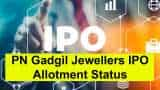 PN Gadgil Jewellers IPO allotment status today: Check status online on BSE - Step-by-step guide