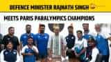 Rajnath Singh Meets Paris Paralympics Champions 