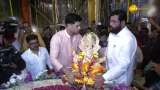 Shinde Takes Part in Ganpati Visarjan