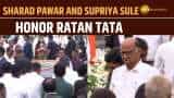 Pawar and Sule Pay Tribute to Tata
