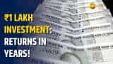 Unlocking Compounding: Rs 1 Lakh Returns in 5, 9, and 13 Years!