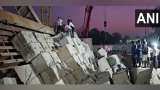 Two labourers trapped as under-construction bridge of bullet train project collapses in Gujarat's Anand Two labourers trapped as under-construction bridge of bullet train project collapses in Gujarat's Anand