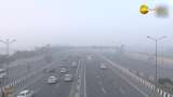 Thick layer of fog blankets Akshardham temple as cold wave continues in National Capital